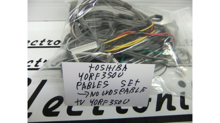 Toshiba 40RF350U cables set.